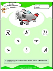 U Sesi Çalışma Sayfaları